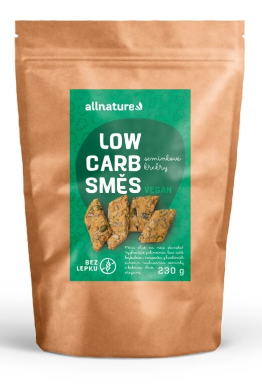 Zobrazit detail výrobku Allnature Low carb směs na semínkové krekry 230 g