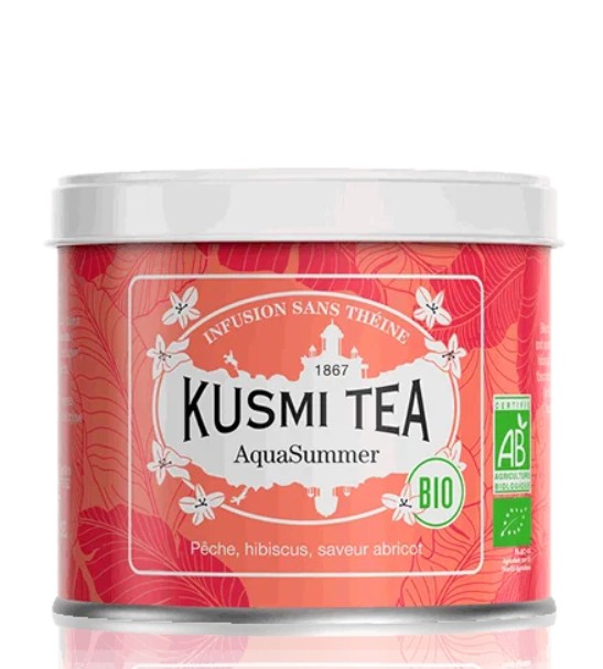 Kusmi Tea AquaSummer BIO plechová dóza 100 g