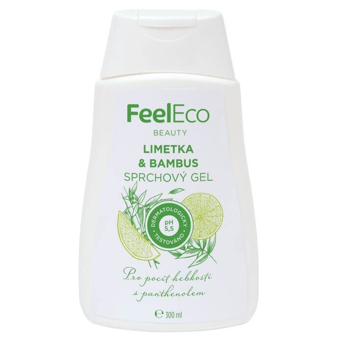 Feel Eco Sprchový gél - Limetka & Bambus 300 ml + 2 mesiace na vrátenie tovaru