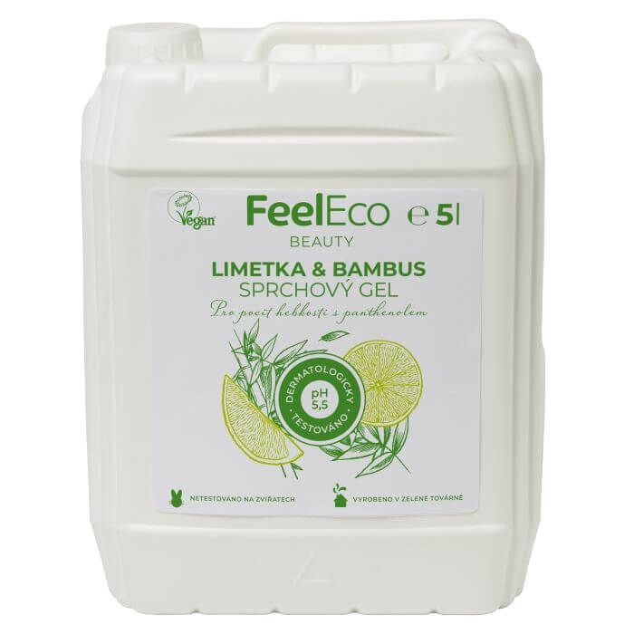 Zobrazit detail výrobku Feel Eco Sprchový gel limetka & bambus 5 l + 2 měsíce na vrácení zboží