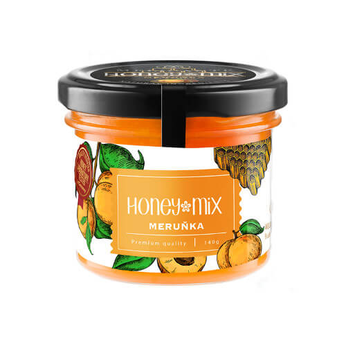 Zobrazit detail výrobku HoneyMix Med s meruňkou 140 g + 2 měsíce na vrácení zboží
