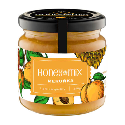 Zobrazit detail výrobku HoneyMix Med s meruňkou 250 g + 2 měsíce na vrácení zboží