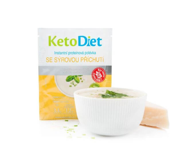 Zobrazit detail výrobku KetoDiet Proteinová polévka se sýrovou příchutí (7 porcí) + 2 měsíce na vrácení zboží