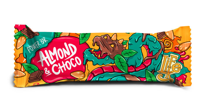Lifelike Food Power bar almond chocolate 50 g