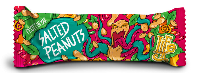 Zobrazit detail výrobku Lifelike Food Protein bar Salted peanuts 45 g + 2 měsíce na vrácení zboží