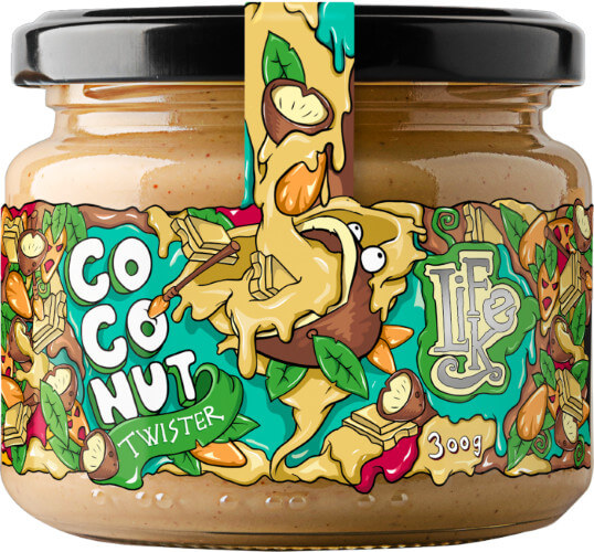 Zobrazit detail výrobku Lifelike Food Twister Coconut 300 g + 2 měsíce na vrácení zboží