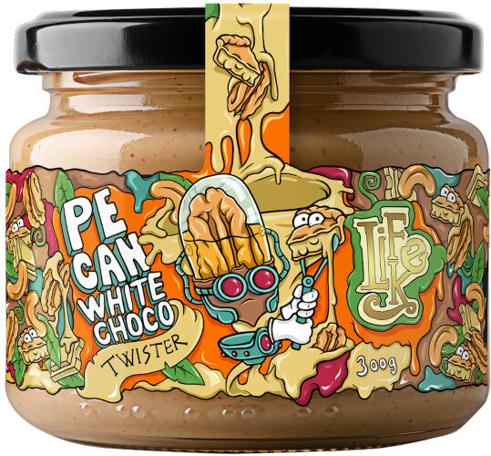 Zobrazit detail výrobku Lifelike Food Twister Pecan white chocolate 300 g