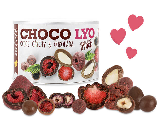 Zobrazit detail výrobku Mixit Křupavé ovoce a ořechy v čokoládě 180 g + 2 měsíce na vrácení zboží