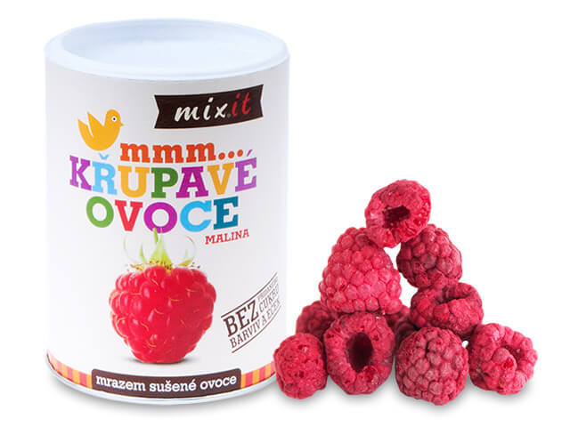 Zobrazit detail výrobku Mixit Malina - Křupavé ovoce 70 g + 2 měsíce na vrácení zboží