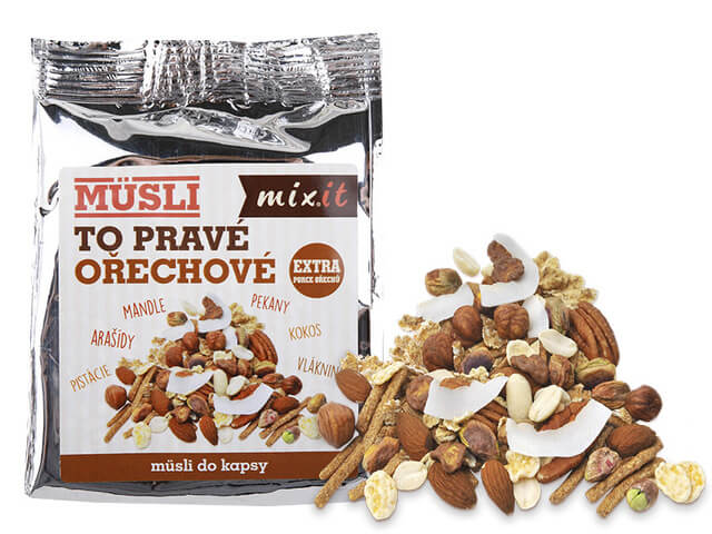 Zobrazit detail výrobku Mixit To pravé ořechové do kapsy 1 ks, 60 g + 2 měsíce na vrácení zboží