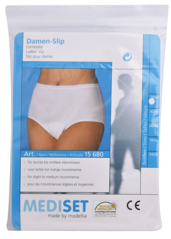 Zobrazit detail výrobku Mediset Inkontinenční dámské kalhotky s nepropustnou PU - membránou Vel. 54/56 + 2 měsíce na vrácení zboží