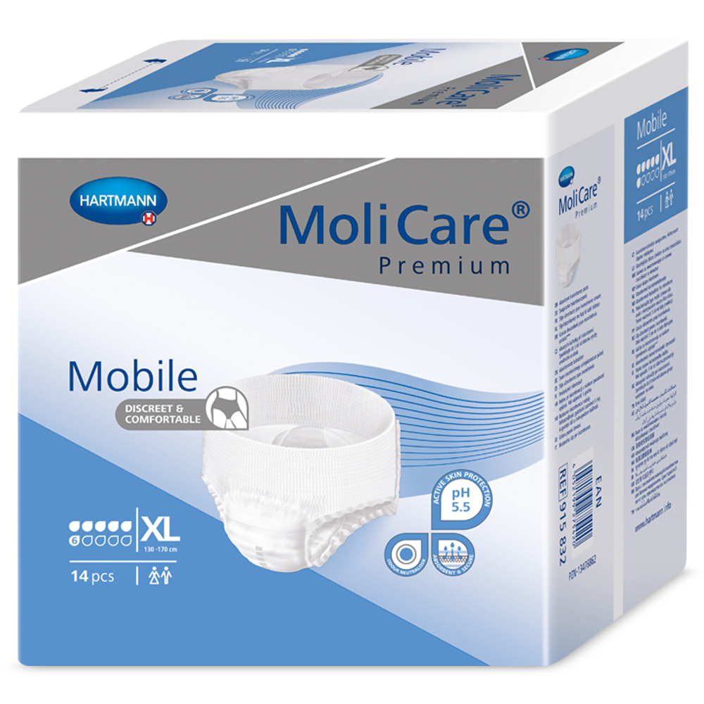 Zobrazit detail výrobku MoliCare MoliCare Mobile 6 kapek XL 14 ks + 2 měsíce na vrácení zboží