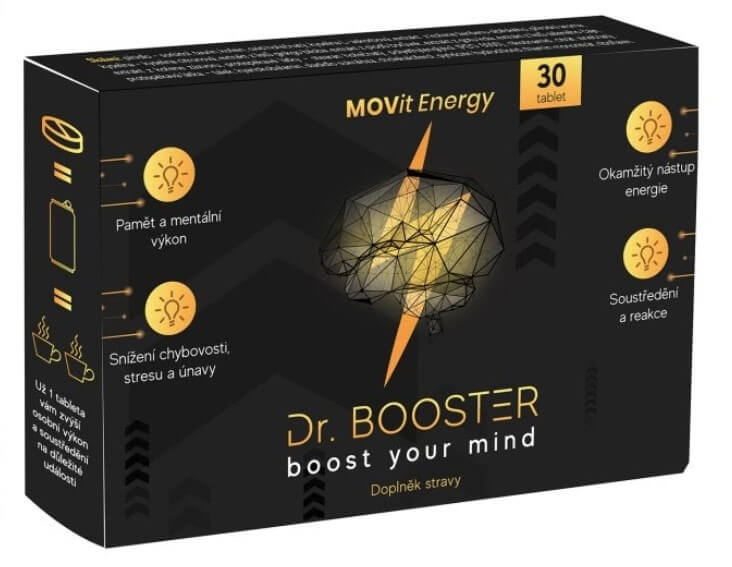 Zobrazit detail výrobku MOVit Energy Dr. Booster 30 tablet + 2 měsíce na vrácení zboží