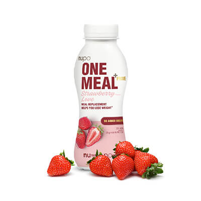 Zobrazit detail výrobku NUPO ONE MEAL + PRIME hotový nápoj Strawberry Love 372 g + 2 měsíce na vrácení zboží
