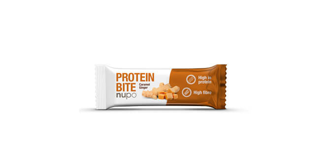 Zobrazit detail výrobku NUPO Protein Bite tyčinka Zázvor - karamel 42 g + 2 měsíce na vrácení zboží