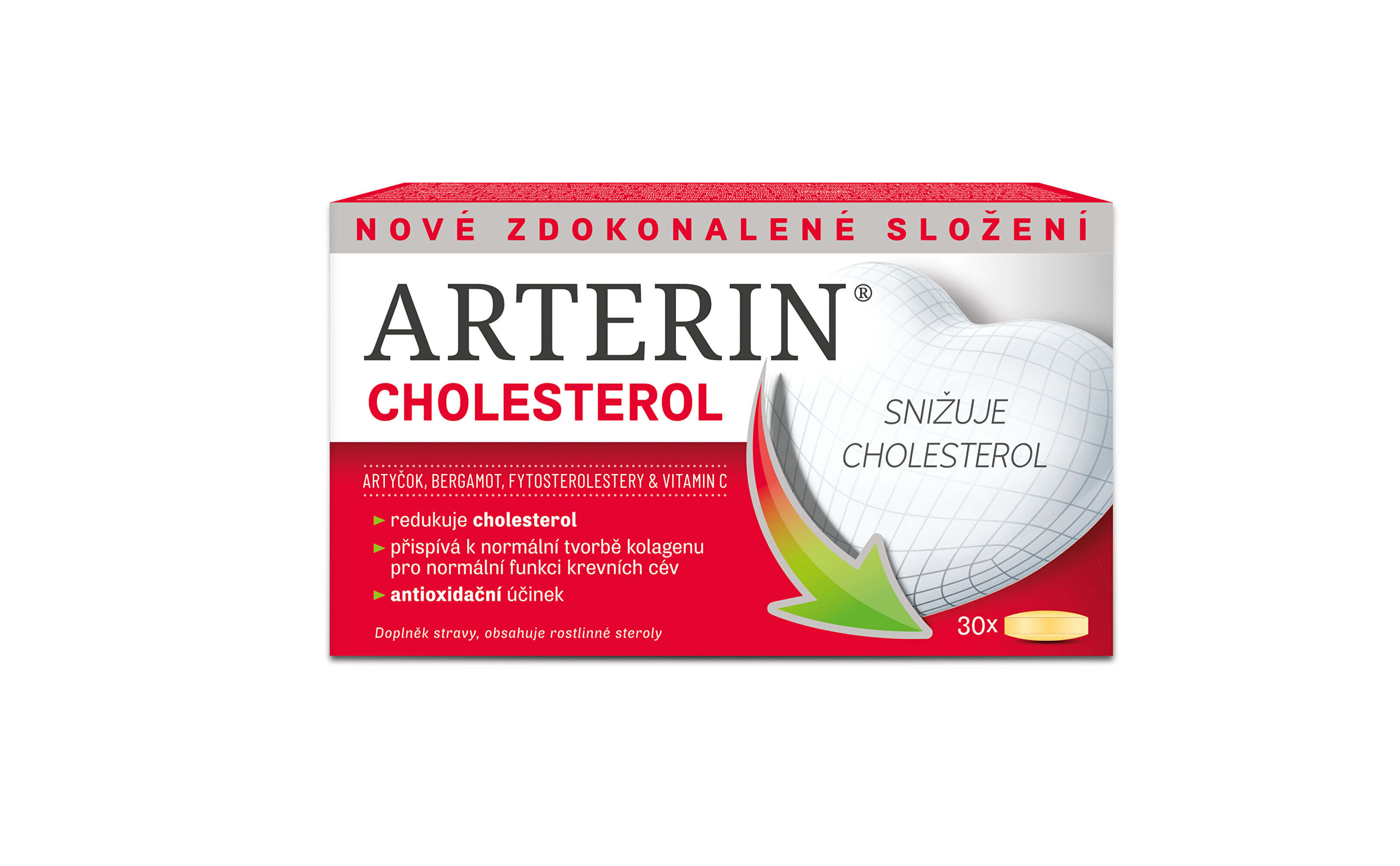 Fotografie Arterin Cholesterol 30 tablet