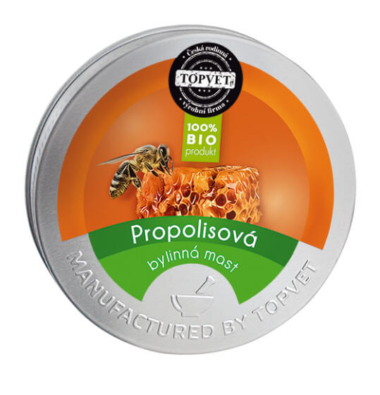 Zobrazit detail výrobku Topvet Propolisová mast 50 ml + 2 měsíce na vrácení zboží