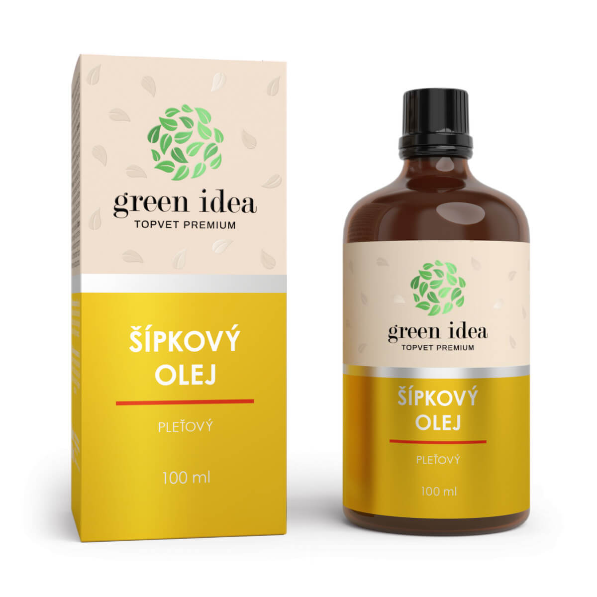 Green Idea Šípkový olej pleťový olej proti príznakom starnutia 100 ml