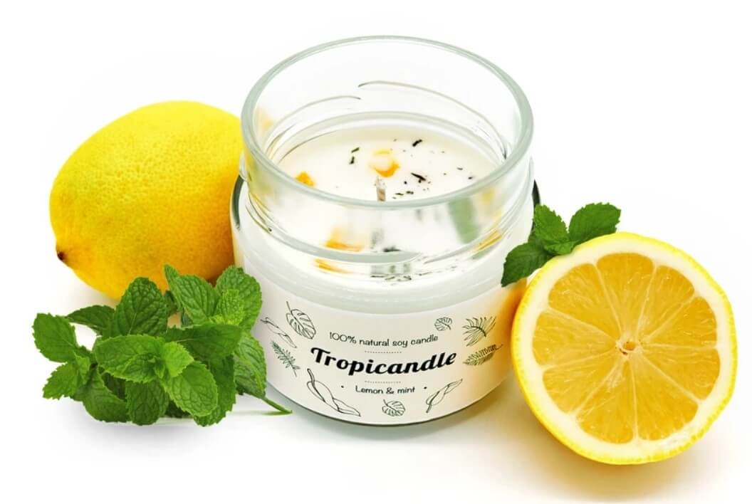 Tropikalia Tropicandle - Lemon & mint