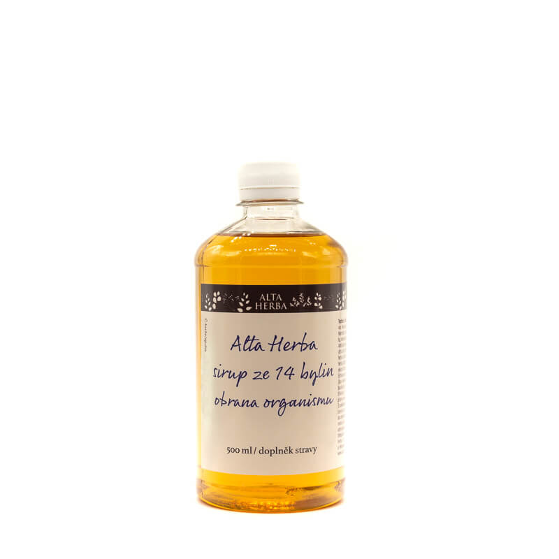 Zobrazit detail výrobku Alta Herba Sirup ze 14 bylin (ochrana organismu) 500 ml