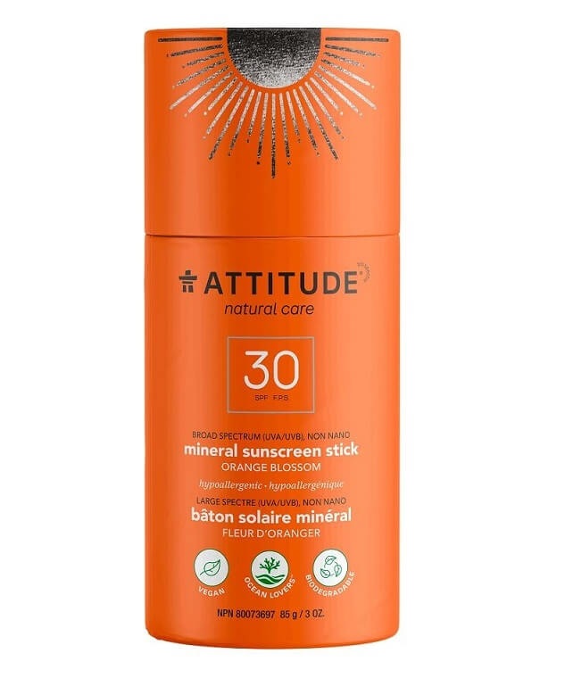 Zobrazit detail výrobku Attitude 100% minerální ochranná tyčinka na celé tělo SPF 30 -  Orange Blossom 85 g + 2 měsíce na vrácení zboží
