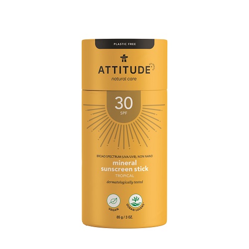 Zobrazit detail výrobku Attitude 100% minerální ochranná tyčinka na celé tělo SPF 30 - Tropical 85 g