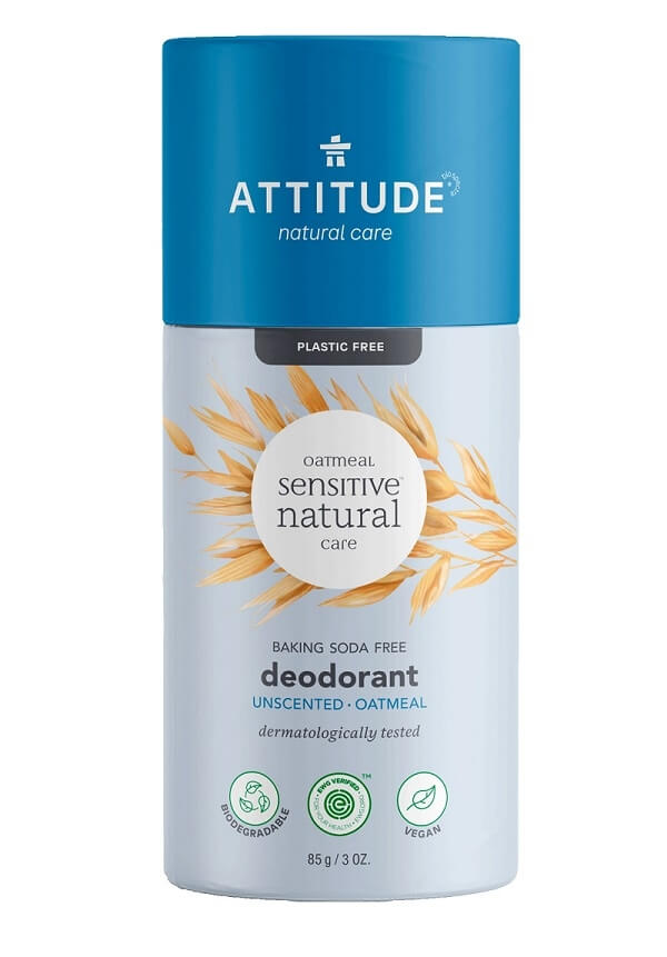 Zobrazit detail výrobku Attitude Přírodní tuhý deodorant - pro citlivou a atopickou pokožku - bez vůně 85 g