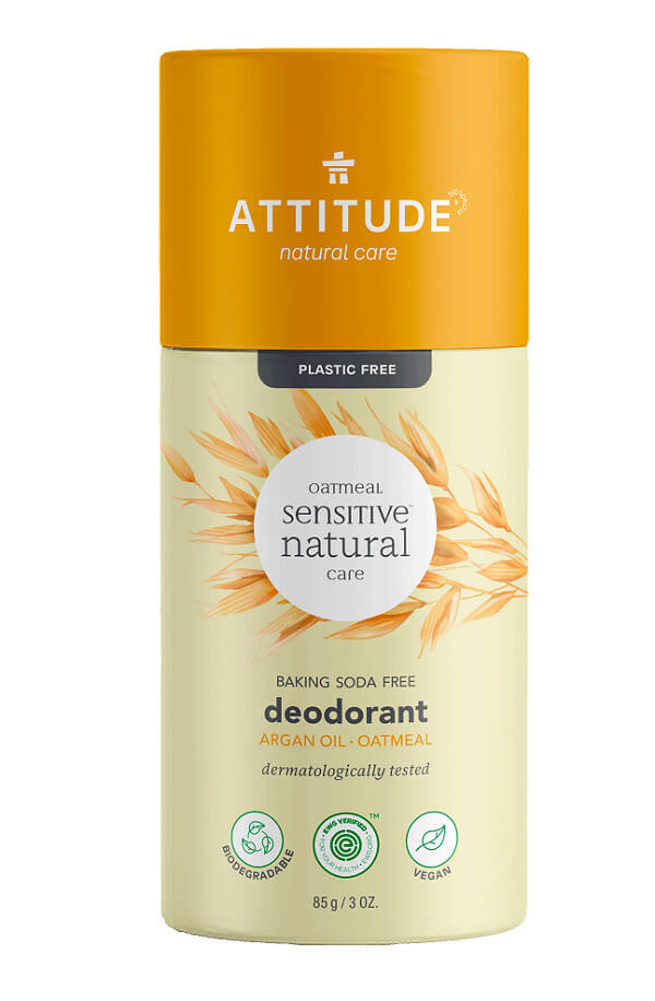 Zobrazit detail výrobku Attitude Přírodní tuhý deodorant - pro citlivou a atopickou pokožku - s arganovým olejem 85 g