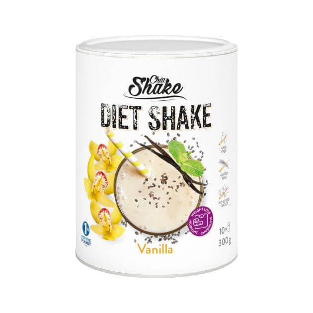 Zobrazit detail výrobku Chia Shake Dietní koktejl - vanilka 300 g + 2 měsíce na vrácení zboží