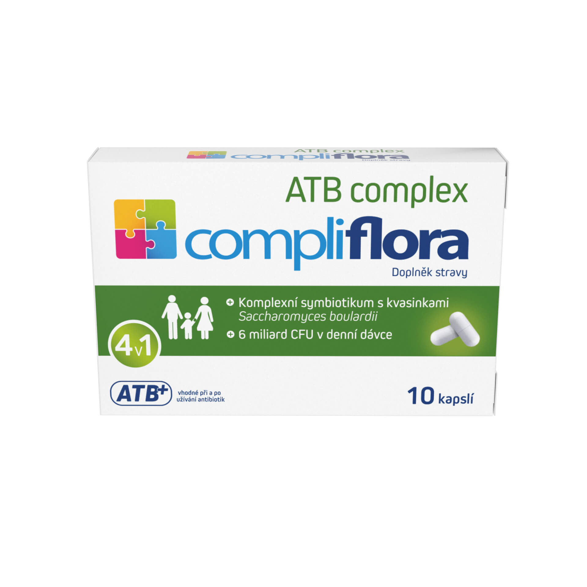 Zobrazit detail výrobku Compliflora Compliflora ATB complex 10 kapslí + 2 měsíce na vrácení zboží