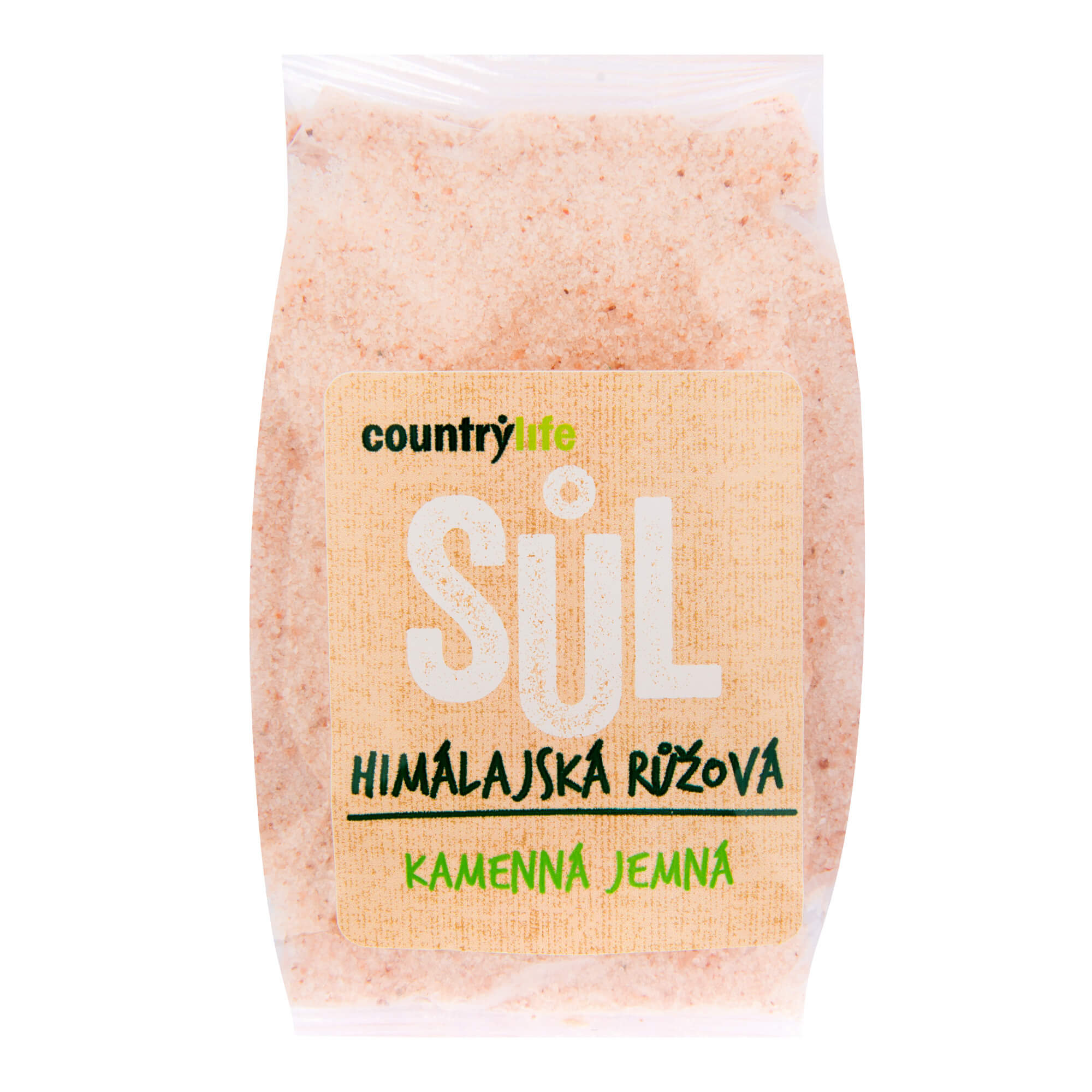 Zobrazit detail výrobku Country Life Sůl himálajská růžová jemná 500 g + 2 měsíce na vrácení zboží
