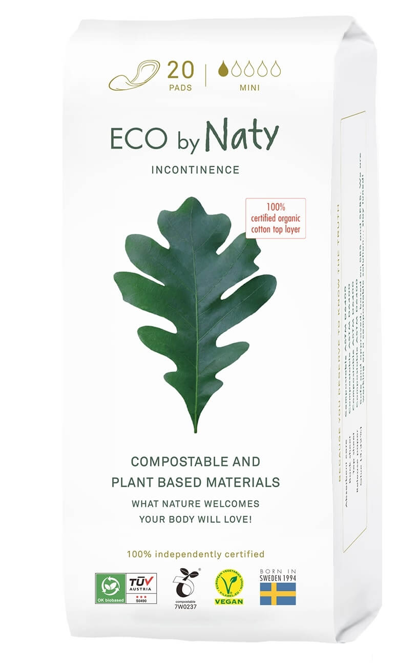 Zobrazit detail výrobku Eco by Naty Dámské ECO inkontinenční vložky Naty - mini (20 ks)