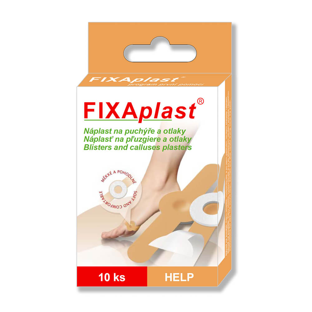 FIXAplast Náplast FIXAPLAST HELP (na puchýře) 10 ks