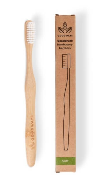 Zobrazit detail výrobku GoodWays GoodBrush bambusový kartáček Bílá + 2 měsíce na vrácení zboží