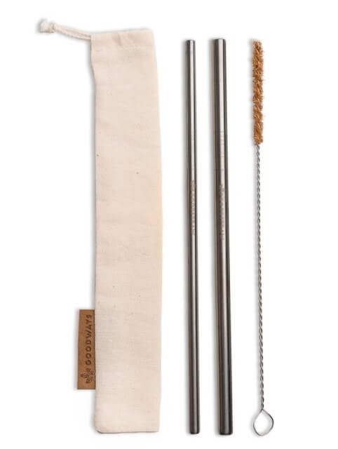 Zobrazit detail výrobku GoodWays GoodStraw kovová brčka 2 ks Zobrazit detail výrobku GoodWays GoodStraw kovová brčka 2 ks