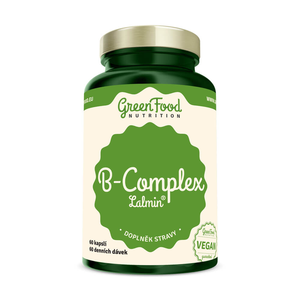 Zobrazit detail výrobku GreenFood Nutrition B-KOMPLEX Lalmin® 60 kapslí