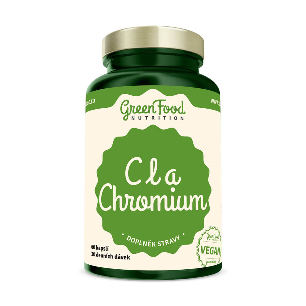 GreenFood Nutrition Nutrition CLA + Chromium Lalmin® 60 kapslí
