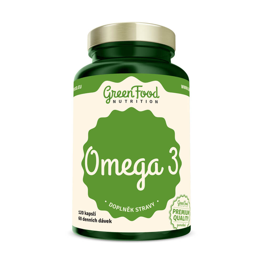 GreenFood Nutrition Omega 3 120 kapslí