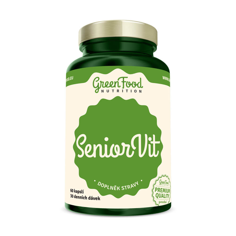 Zobrazit detail výrobku GreenFood Nutrition SeniorVit 60 kapslí + 2 měsíce na vrácení zboží
