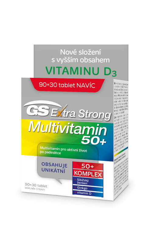 Zobrazit detail výrobku GreenSwan GS Extra Strong Multivitamin 50+ - 90+30 tablet
