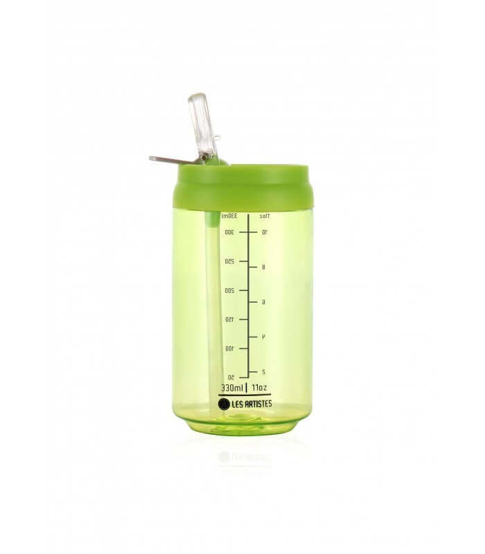 Zobrazit detail výrobku LES ARTISTES Cestovní láhev 330 ml Transparent Green + 2 měsíce na vrácení zboží