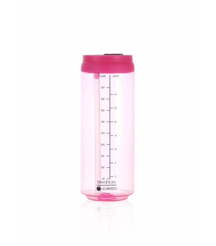 Zobrazit detail výrobku LES ARTISTES Cestovní láhev 500 ml Transparent Pink + 2 měsíce na vrácení zboží