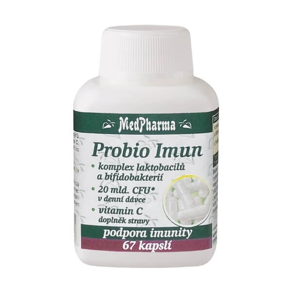 Zobrazit detail výrobku MedPharma Probio Imun – komplex laktobacilů a bifidobakterií 67 kapslí