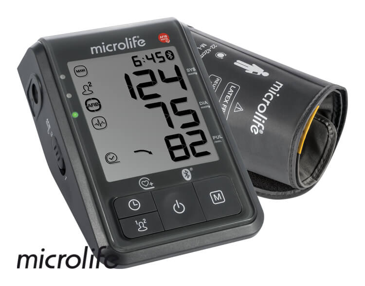 Zobrazit detail výrobku Microlife BP B6 Connect s Bluetooth® automatický tlakoměr na rameno + 2 měsíce na vrácení zboží Zobrazit detail výrobku Microlife BP B6 Connect s Bluetooth® automatický tlakoměr na rameno + 2 měsíce na vrácení zboží