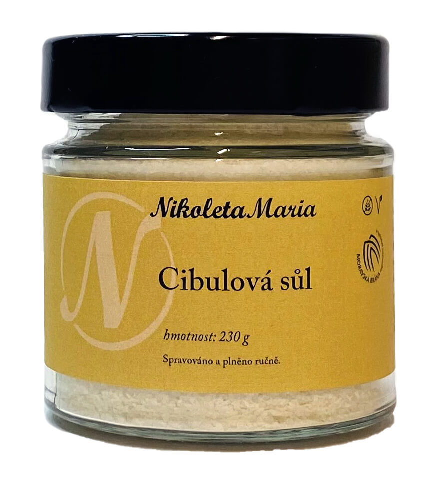 Zobrazit detail výrobku Nikoleta Maria Cibulová sůl 230 g + 2 měsíce na vrácení zboží