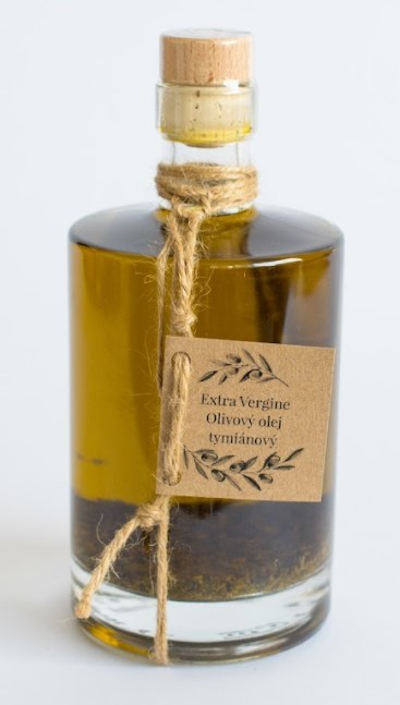 Zobrazit detail výrobku Nikoleta Maria Extra Vergine olivový olej s tymiánem 500 ml + 2 měsíce na vrácení zboží