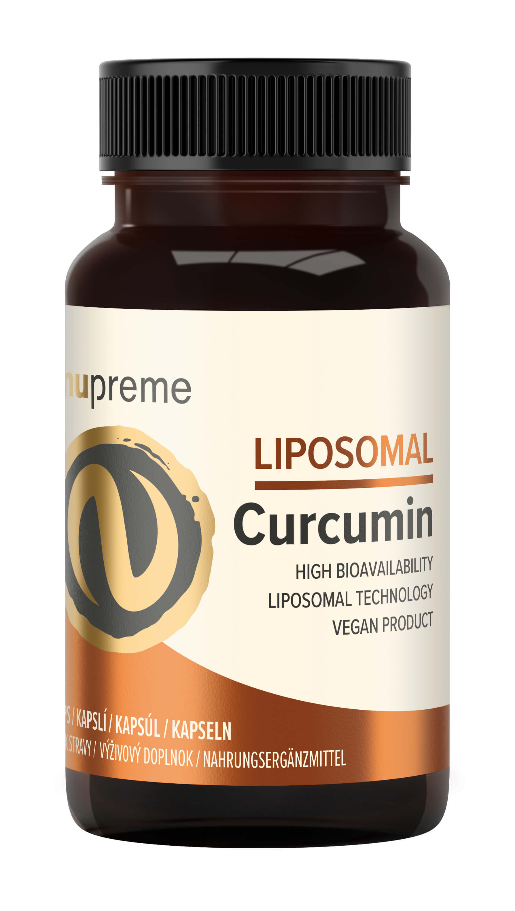 Zobrazit detail výrobku Nupreme Liposomal Curcumin 30 kapslí + 2 měsíce na vrácení zboží