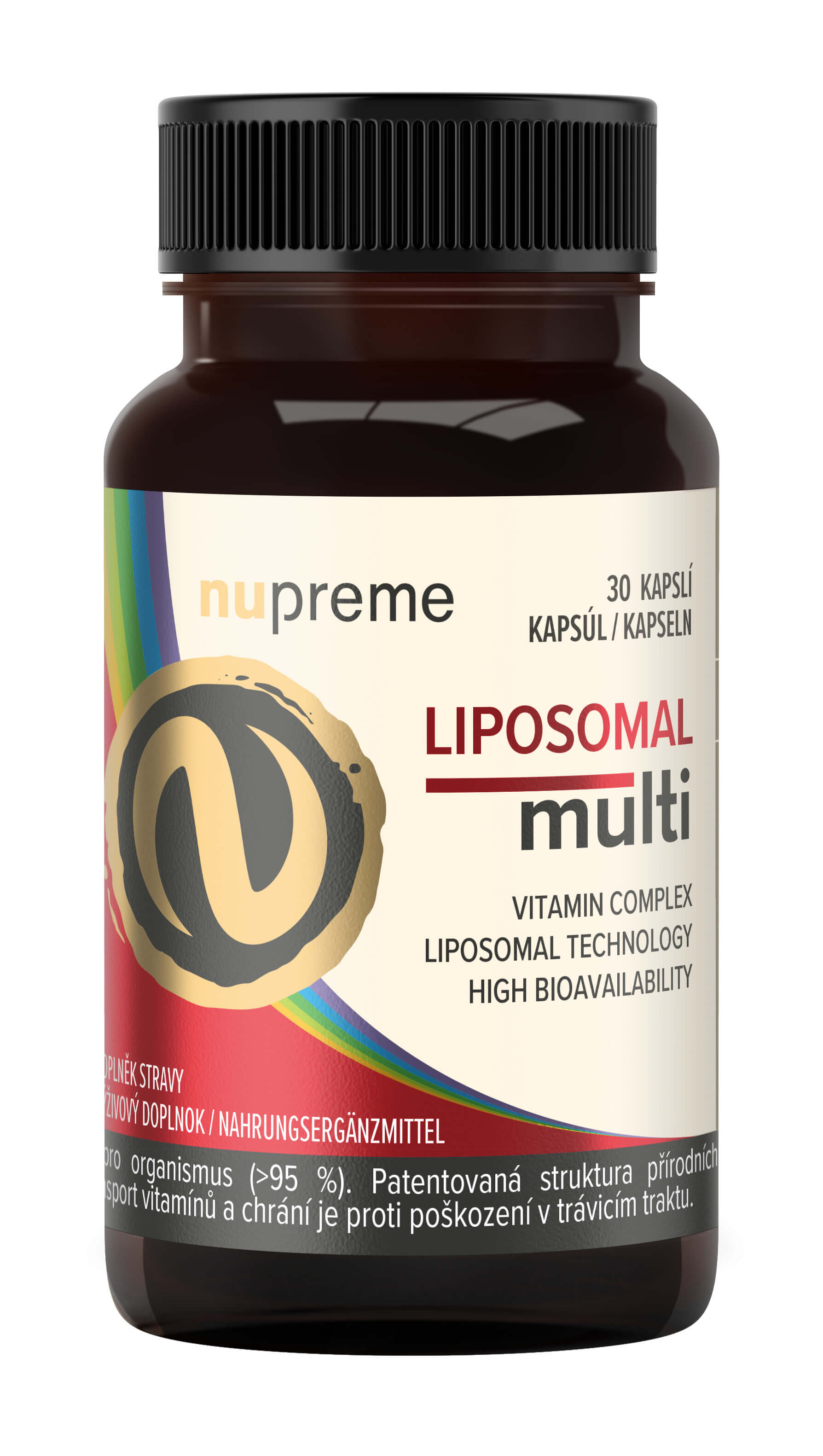 Zobrazit detail výrobku Nupreme Liposomal Multivitamin 30 kapslí + 2 měsíce na vrácení zboží