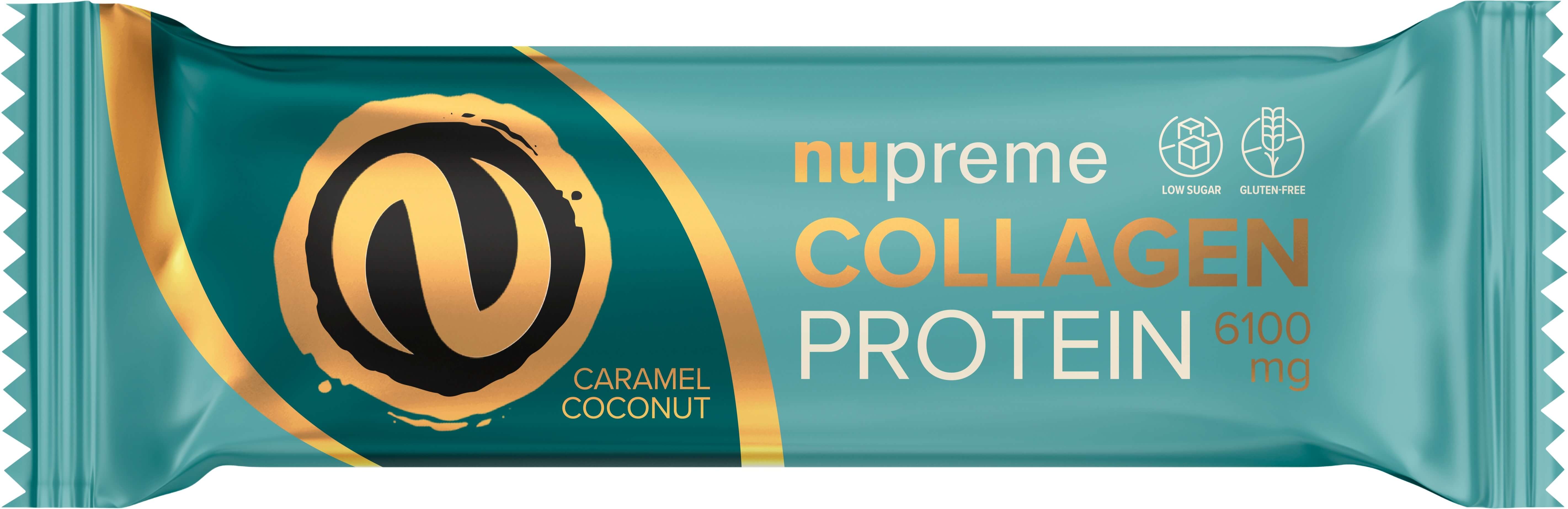 Zobrazit detail výrobku Nupreme Proteinová tyčinka s kolagenem 50 g + 2 měsíce na vrácení zboží
