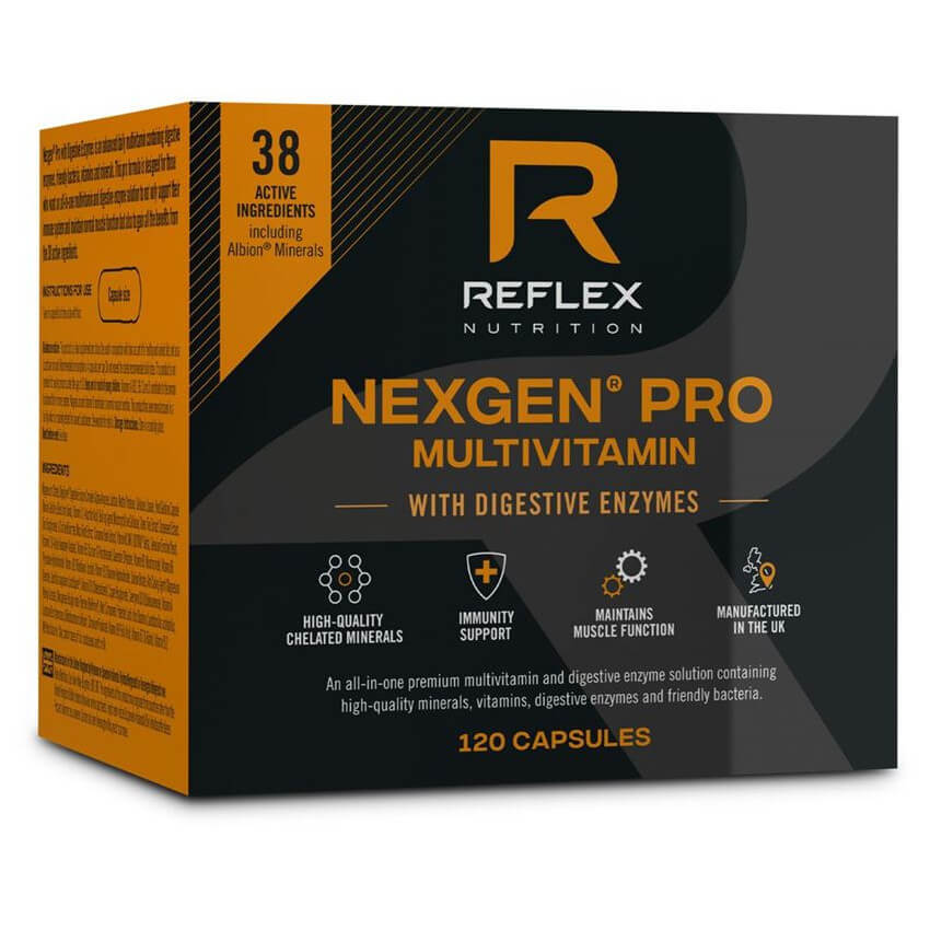 Zobrazit detail výrobku Reflex Nutrition REF Nexgen® PRO Digestive Enzymes 120 kapslí + 2 měsíce na vrácení zboží